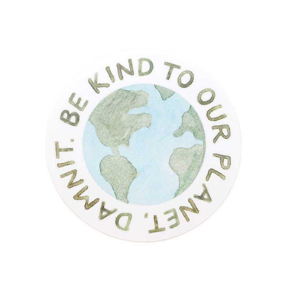 Be Kind To Our Planet Sticker » Representation Rebellion